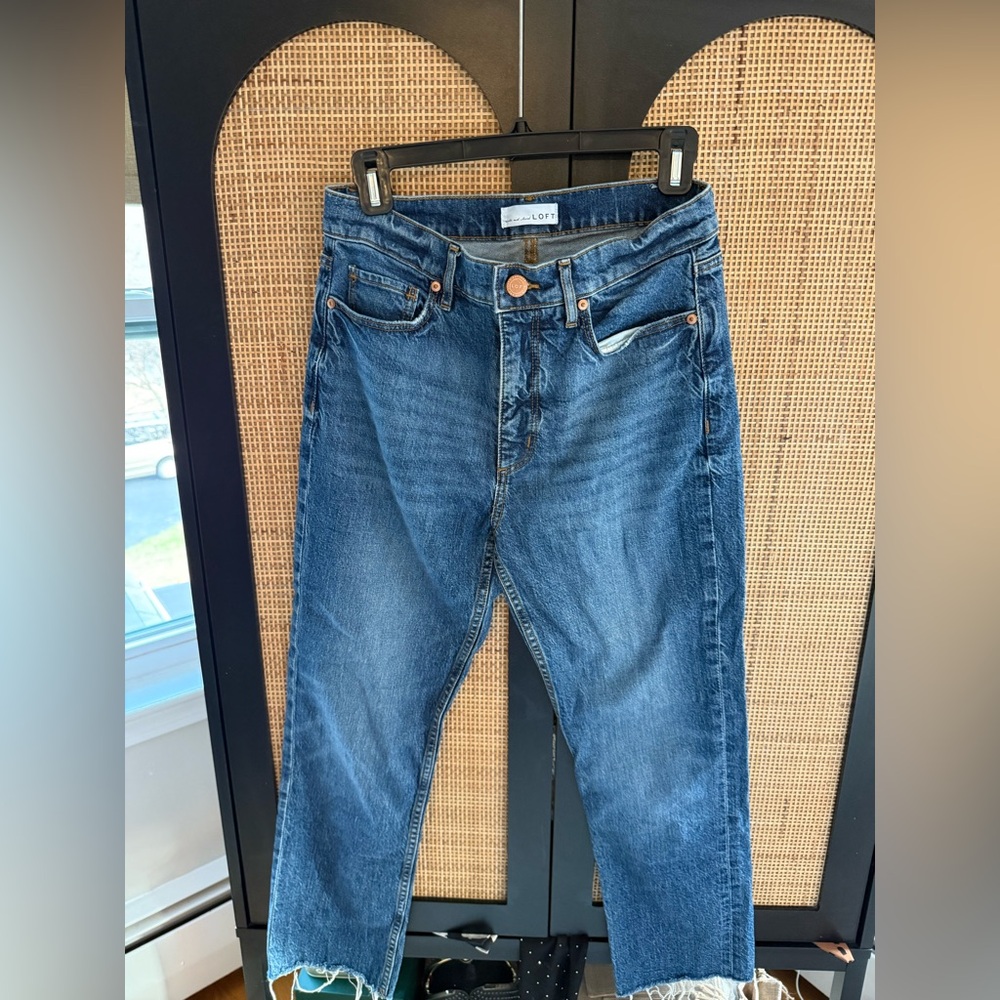 Loft Straight-leg ankle Jeans